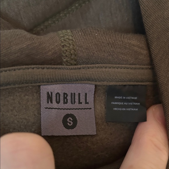NOBULL Dark Olive Pullover Hoodie Activewear Size Small Activewear - Picture 5 of 10